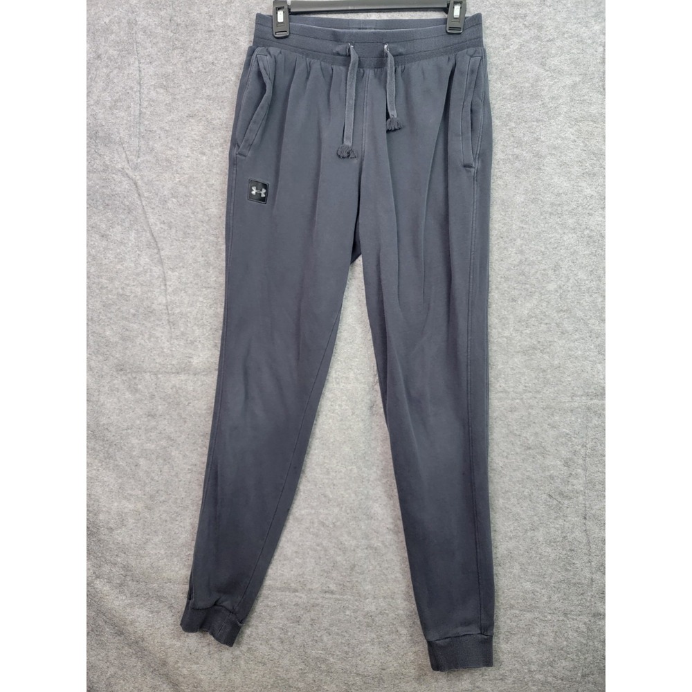 Under Armour Men Gray Fleece Jogger Sweatpants Size Medium Loose Fit Pockets